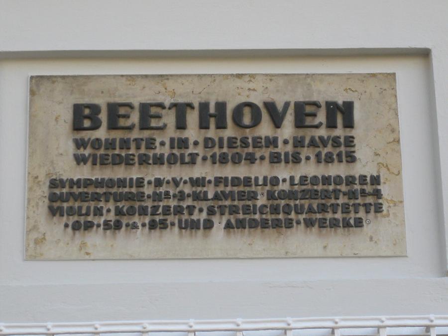 Beethoven Gedenktafel