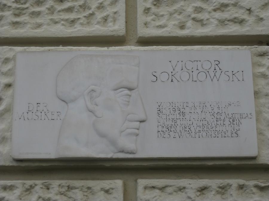 Victor Sokolowski Gedenktafel