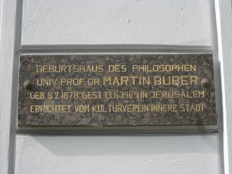 Martin Buber Gedenktafel