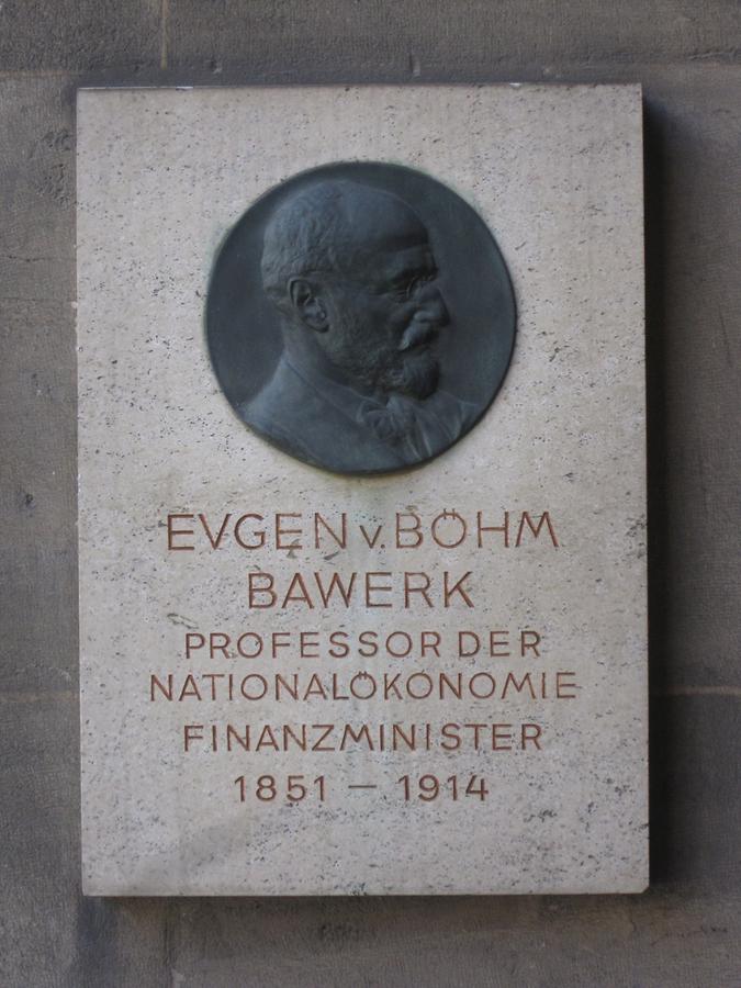 Eugen von Böhm-Bawerk Gedenktafel