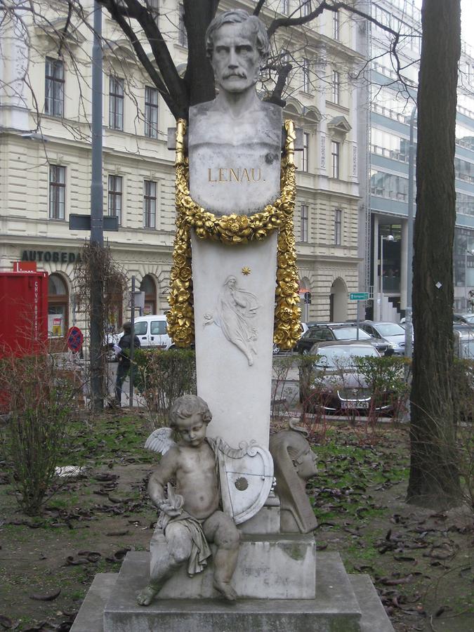 Nikolaus Lenau Denkmal von Karl Schwerzek 1892