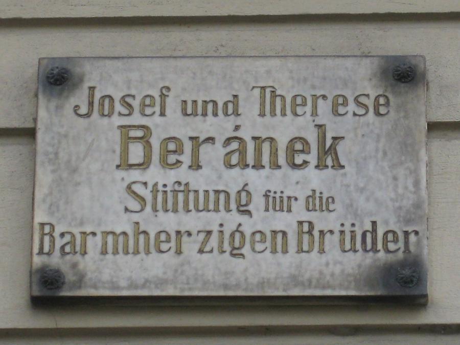 Josef und Therese Beranek Gedenktafel