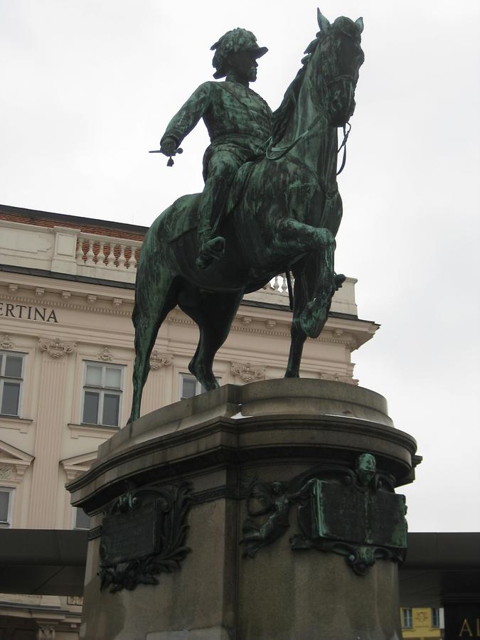 Erzherzog Albrecht Denkmal von Caspar von Zumbusch 1899