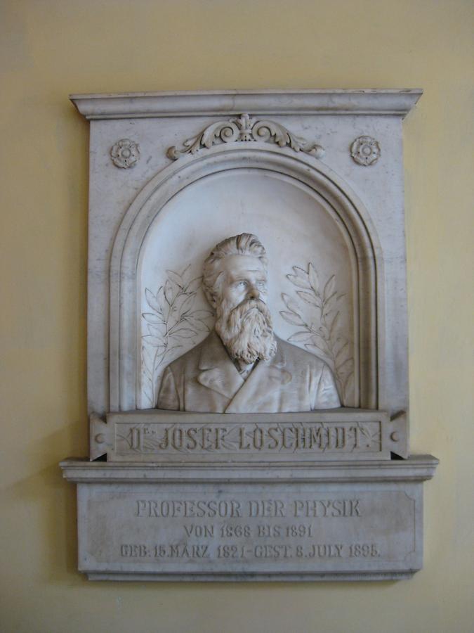 Josef Loschmidt Gedenktafel