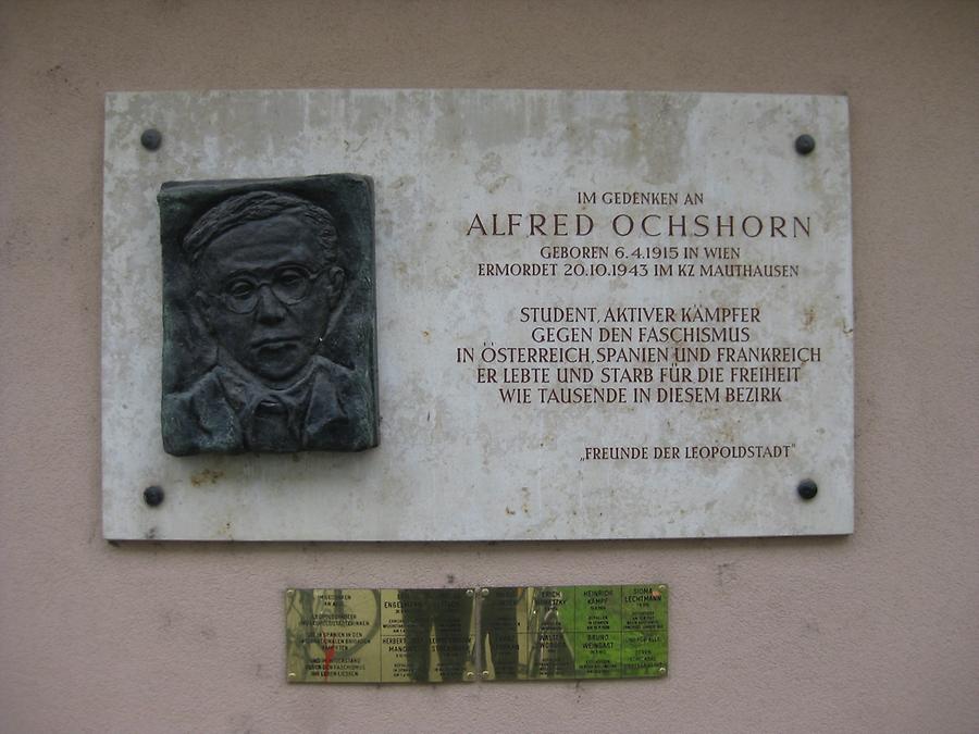 Alfred Ochshorn Gedenktafel