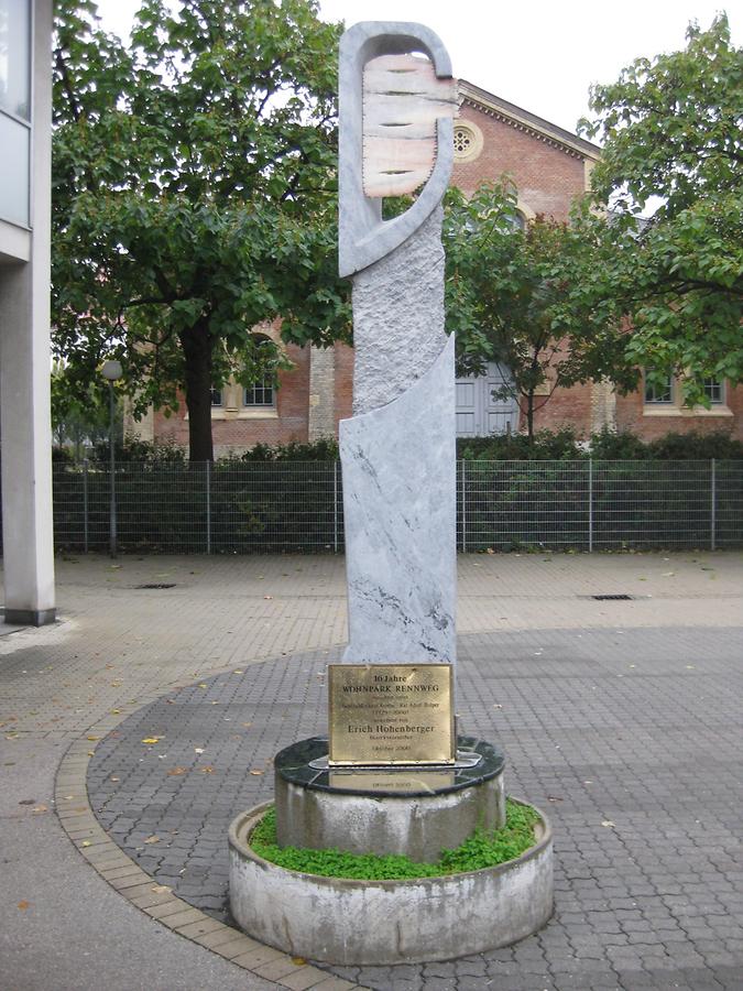 Obelisk '10 Jahre Wohnpark'