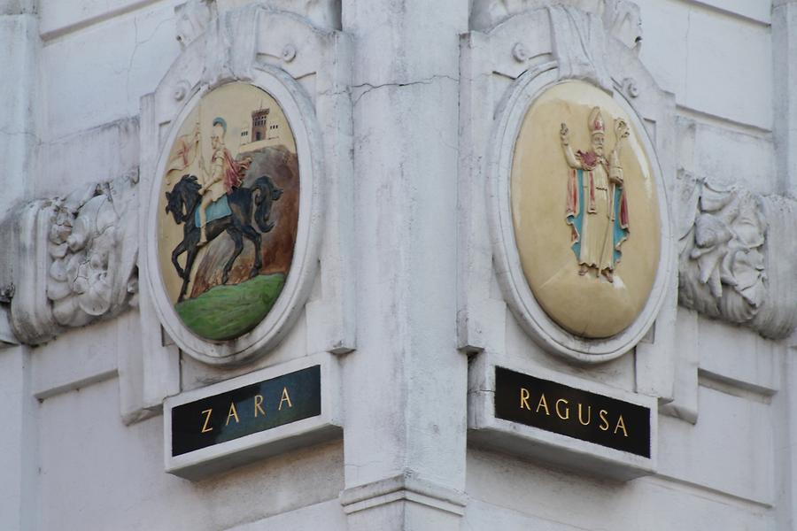 Wappen von Zara und Ragusa