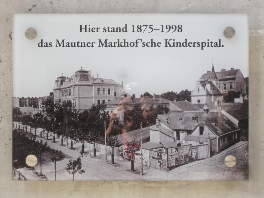 Erinnerungstafel Mautner-Markhof'sches Kinderspital