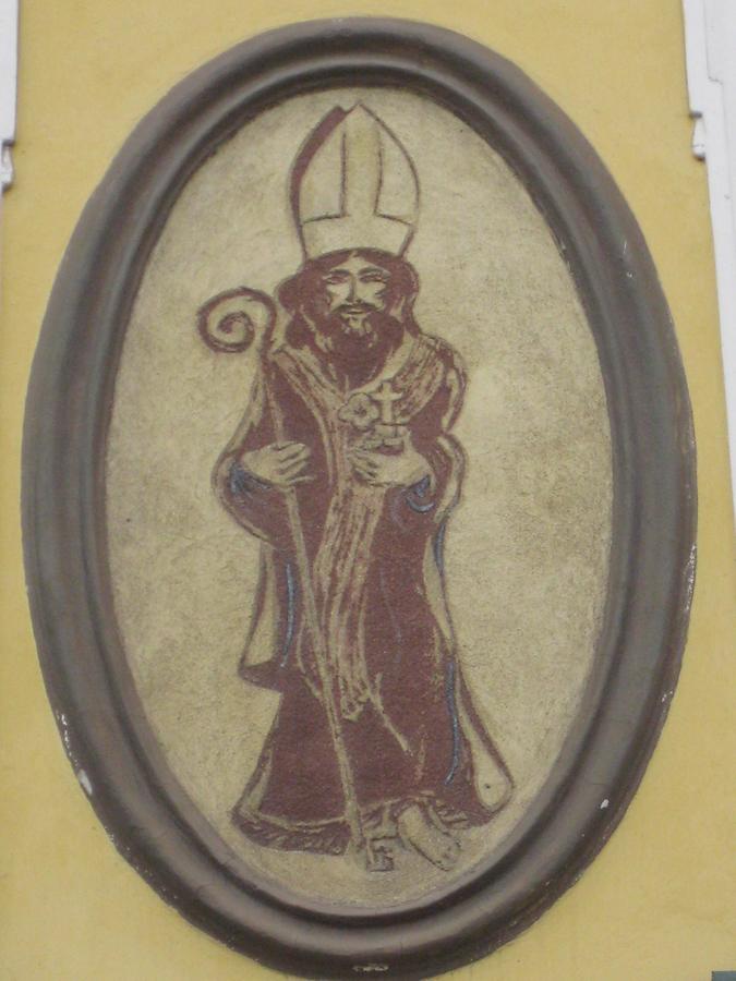 Sgraffito 'Hl. Nikolaus'