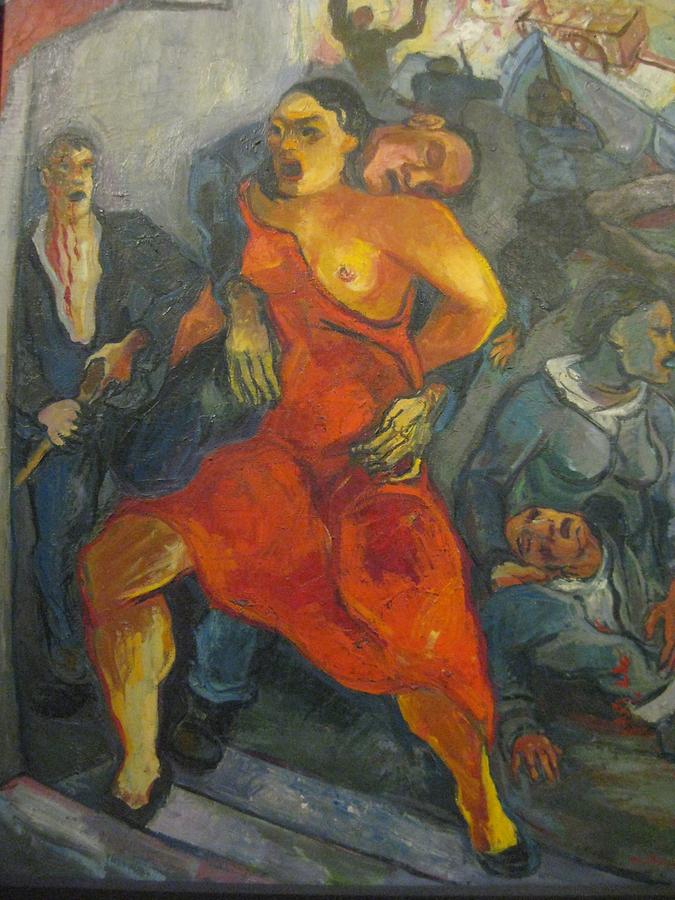 Ölbild 'Die Revolution' von Maximilian Florian 1934