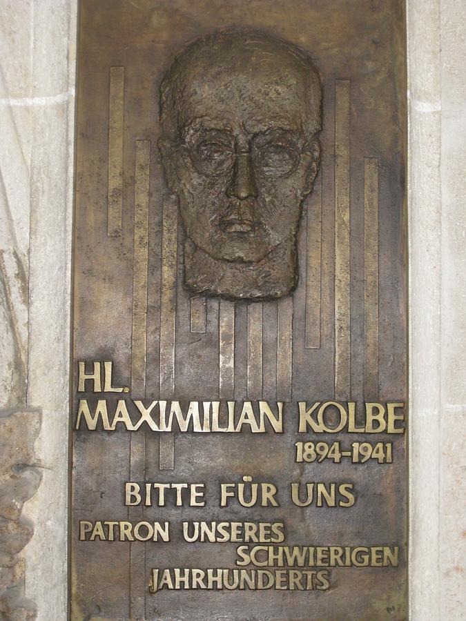 Maximilian Kolbe Gedenktafel