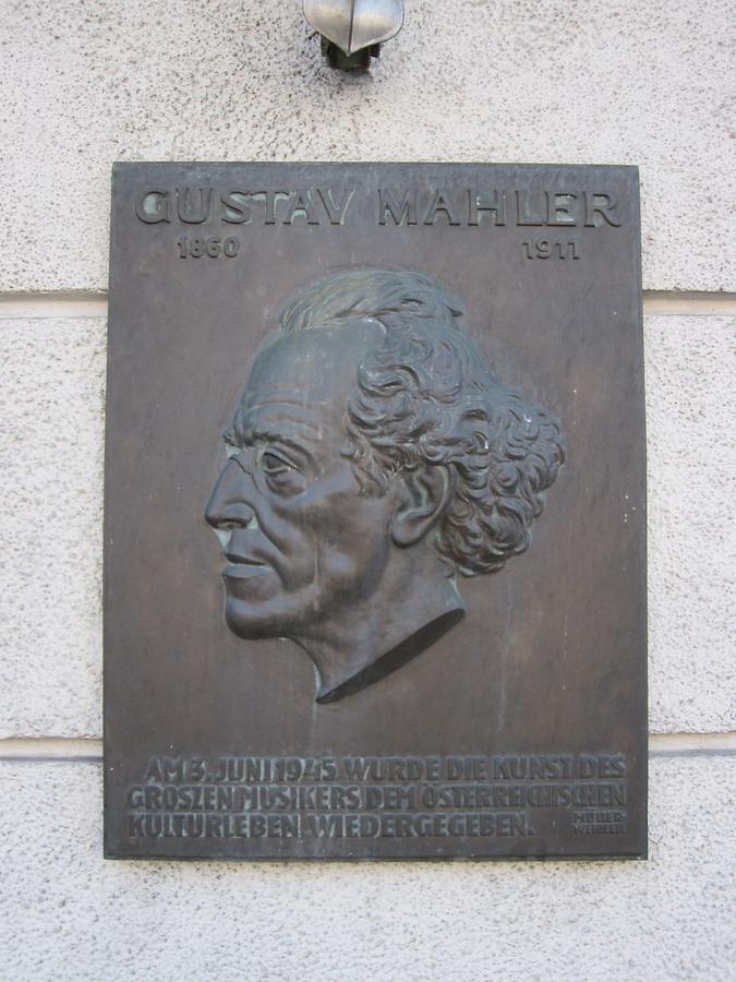 Gustav Mahler Gedenktafel