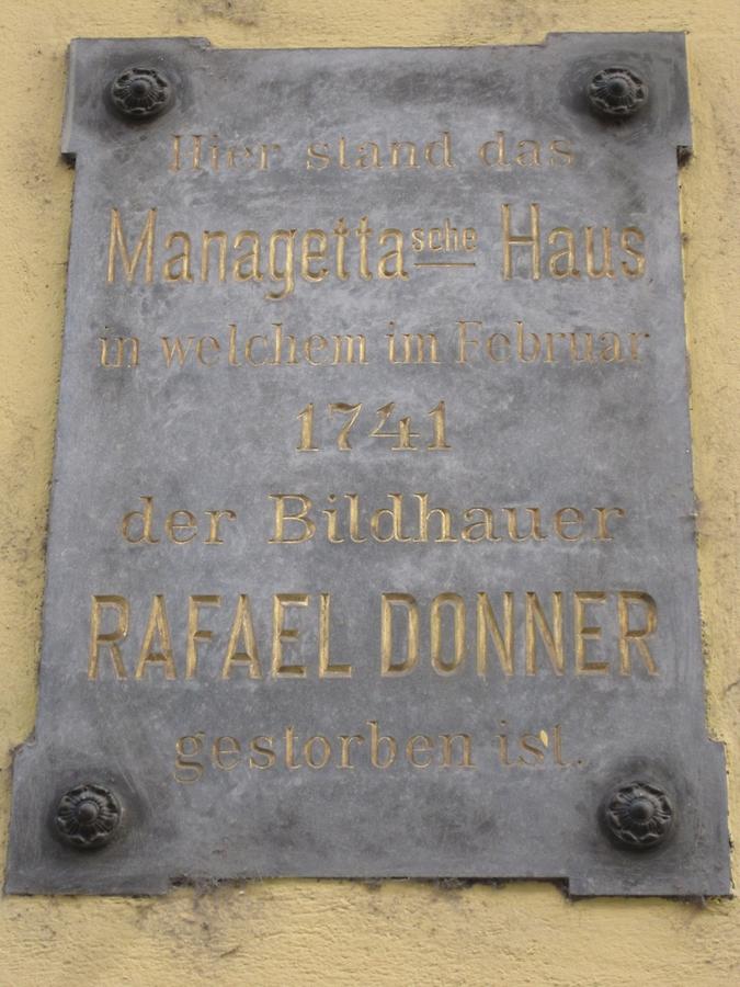 Rafael Donner Gedenktafel