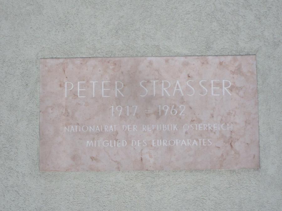 Peter Strasser Gedenktafel