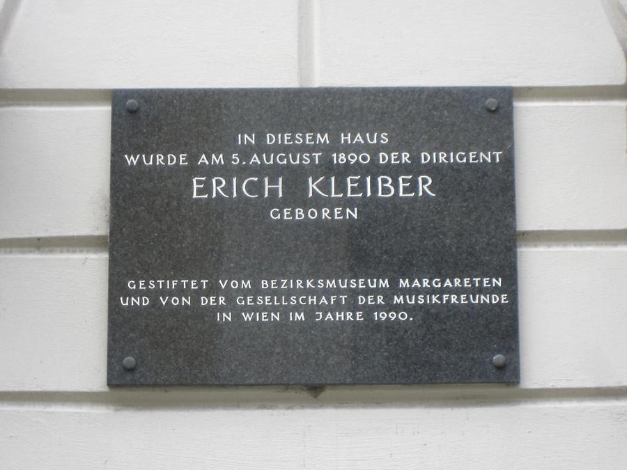 Erich Kleiber Gedenktafel