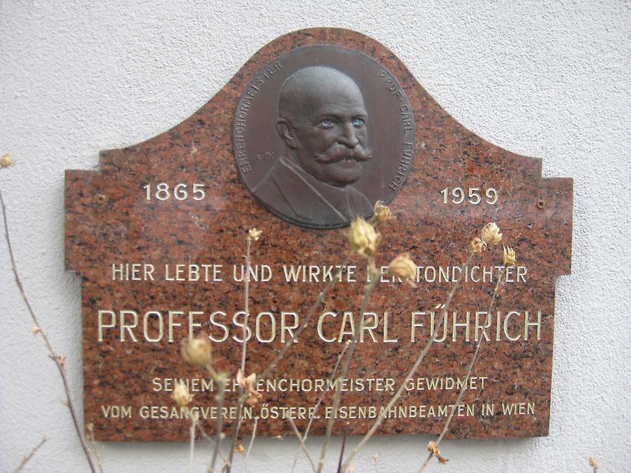 Carl Führich Gedenktafel