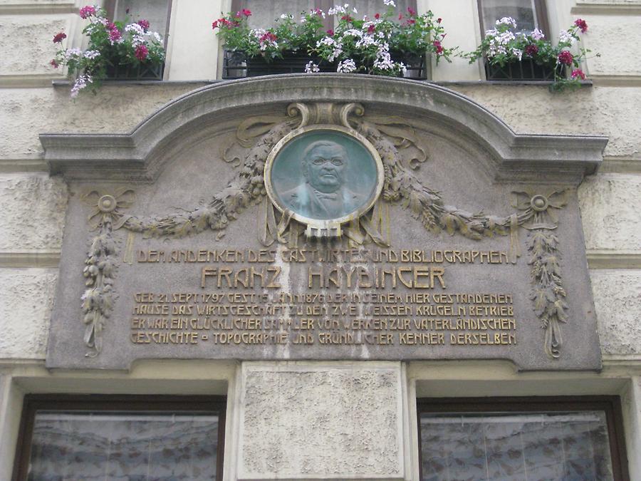 Franz Haydinger Gedenktafel