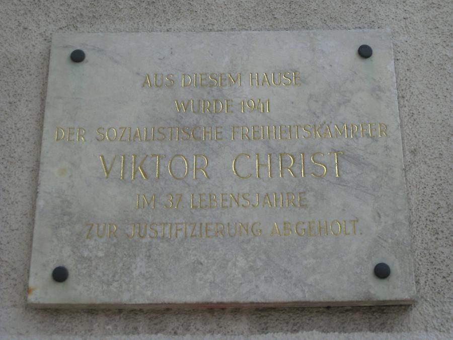 Viktor Christ Gedenktafel