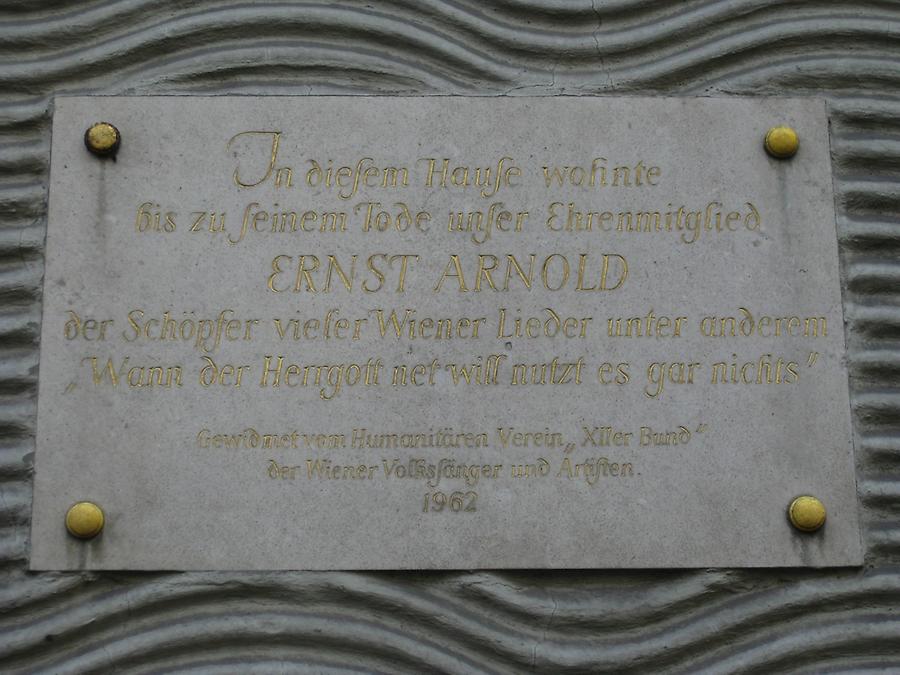 Ernst Arnold Gedenktafel