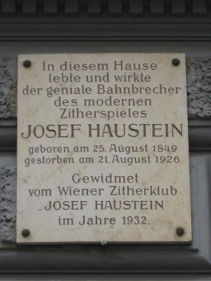 Josef Haustein Gedenktafel