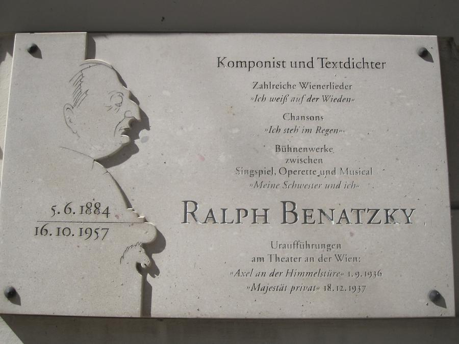 Ralph Benatzky Gedenktafel