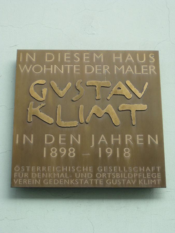 Gustav Klimt Gedenktafel