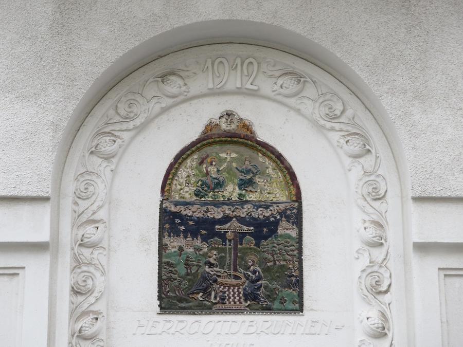 Herrgottsbrunnen-Relief 1912