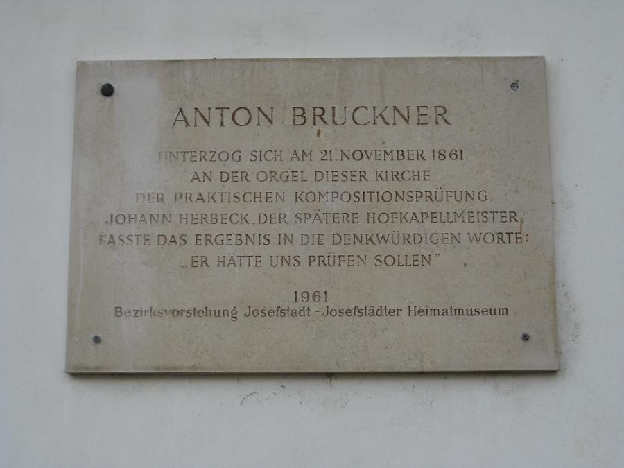 Anton Bruckner Gedenktafel
