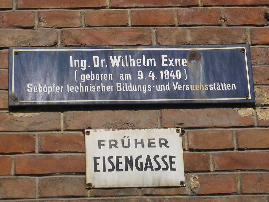 Wilhelm Exner Gedenktafel