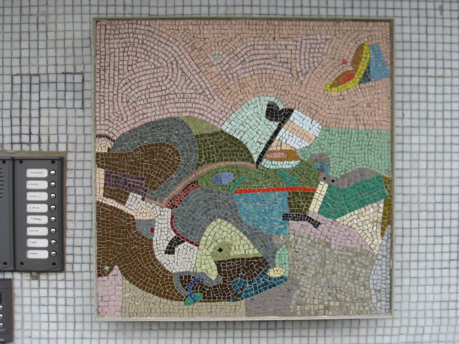 Mosaik-Hauszeichen von Gerhard Gutruf