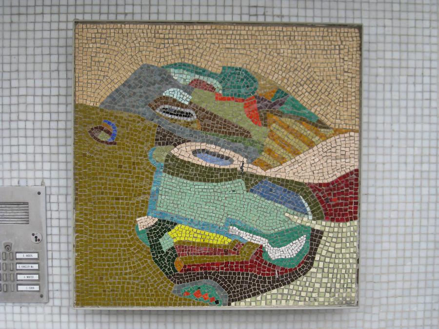 Mosaik-Hauszeichen von Gerhard Gutruf
