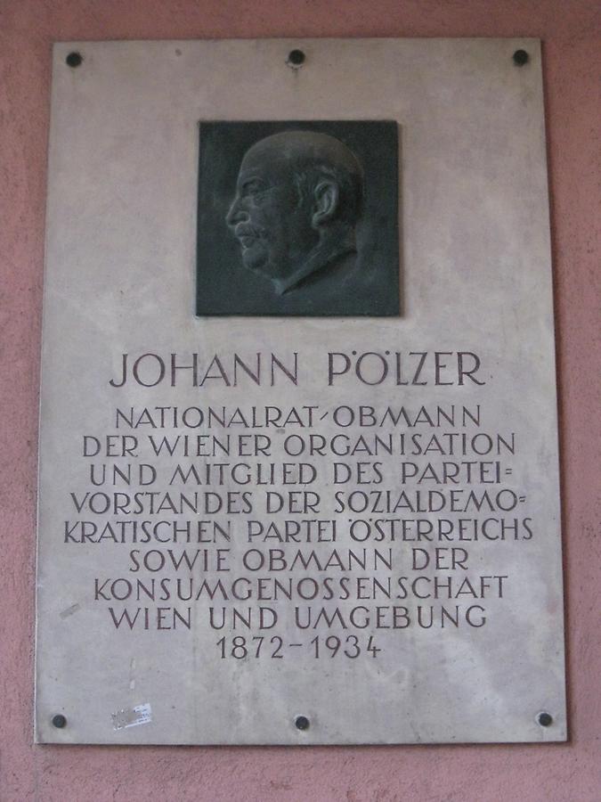 Johann Pölzer Gedenktafel