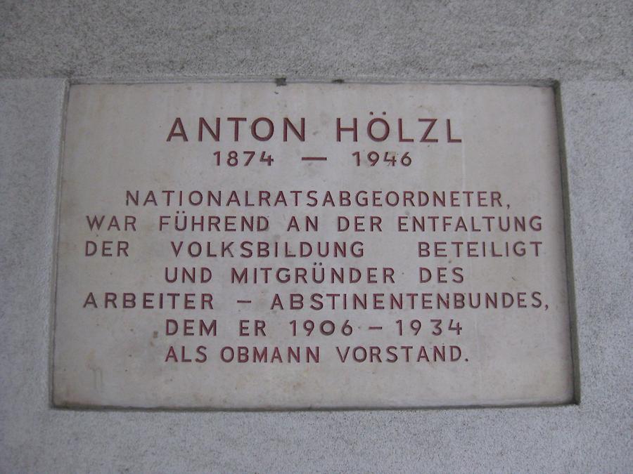Anton Hölzl Gedenktafel