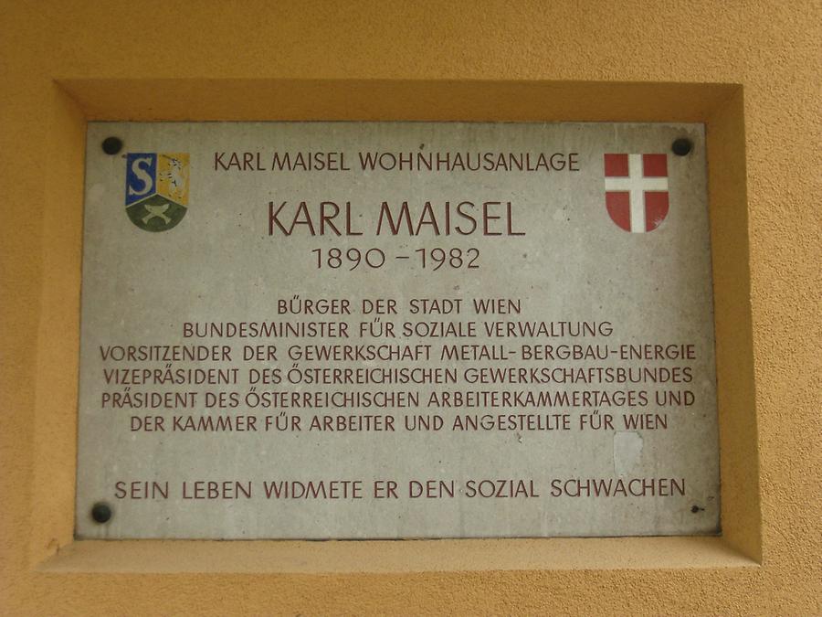 Karl Maisel Gedenktafel