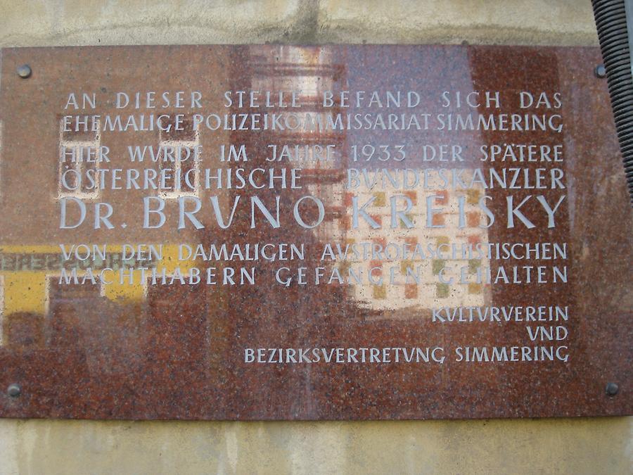Bruno Kreisky Gedenktafel