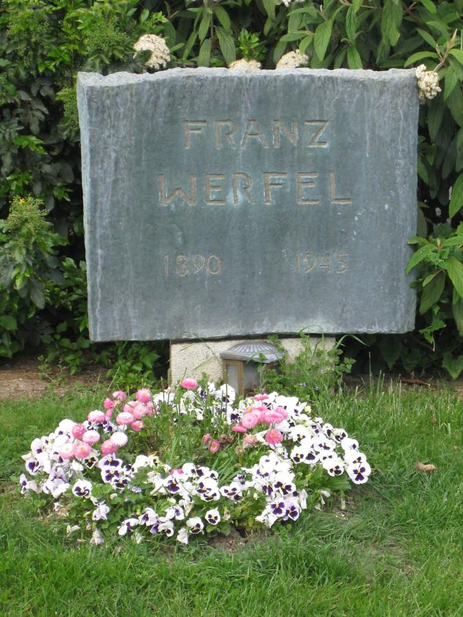 Grab von Franz Werfel, Schriftsteller 1890-1945