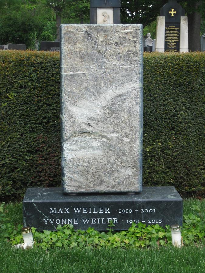 Grab von Max Weiler, Maler 1910-2001