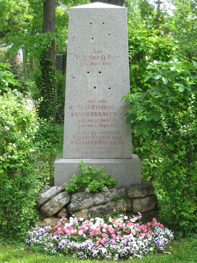 Grab von Ernst Feuchtersleben, Lyriker 1806-1849