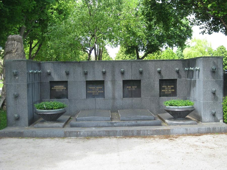 Grab von Karl Seitz, Bürgermeister 1869-1950