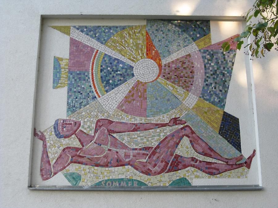 Mosaikbild 'Sommer' von Karl Hauk 1961