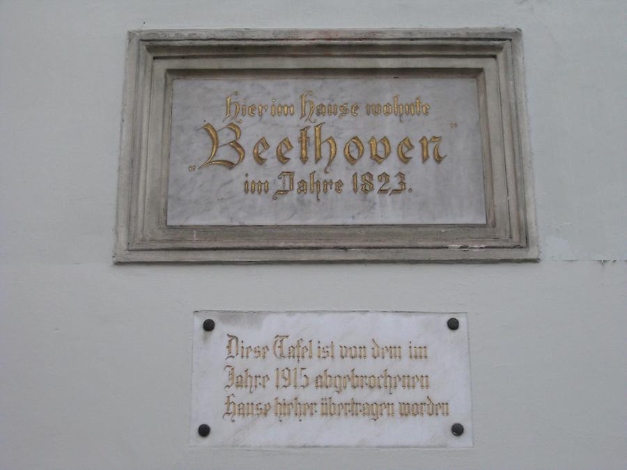 Beethoven Gedenktafel