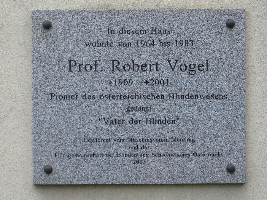 Robert Vogel Gedenktafel