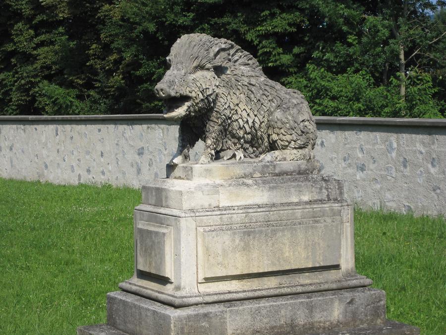 Wildschweindenkmal beim Pulverstampftor