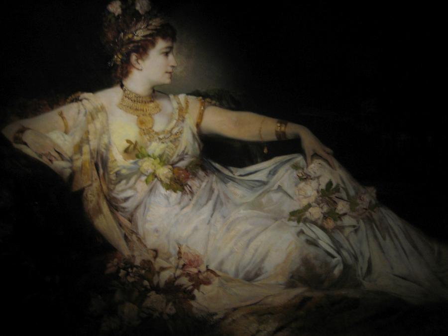 Charlotte Wolter von Hans Makart