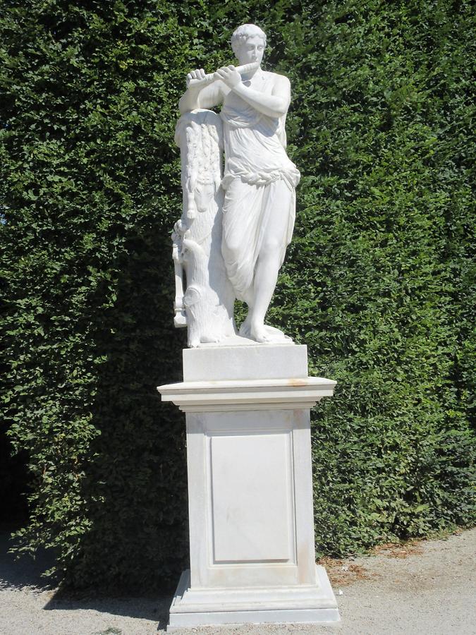 'Merkur' Statue von I. Platzer
