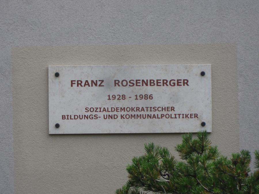 Franz Rosenberger Gedenktafel