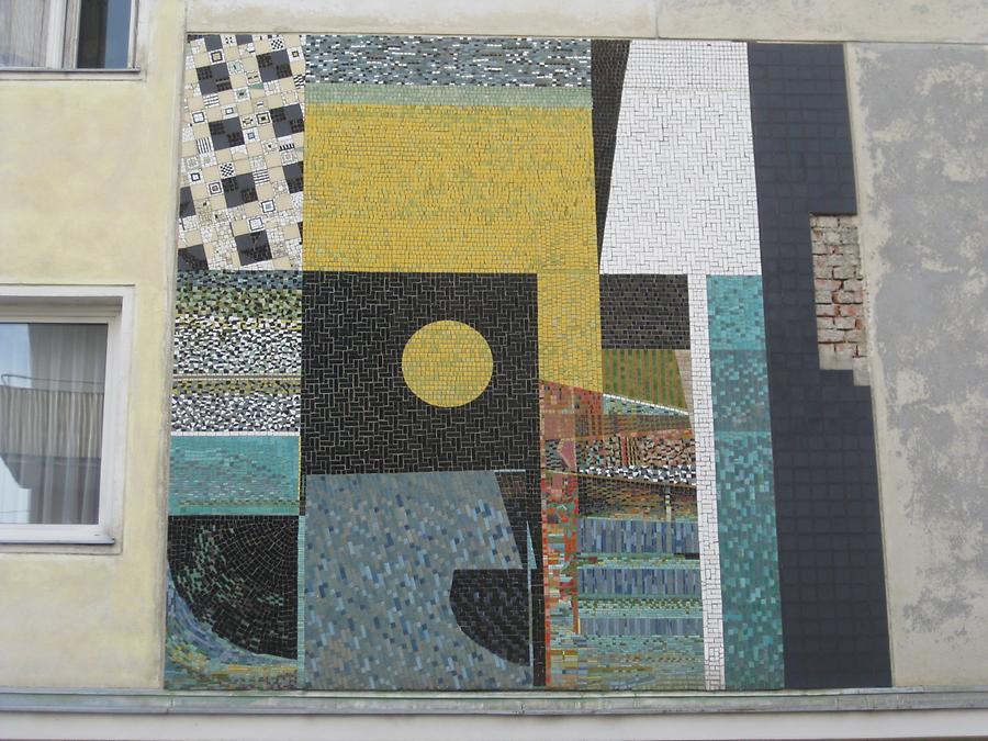 Mosaikwandbild 'Ornament' von Paul Pfeifer 1956