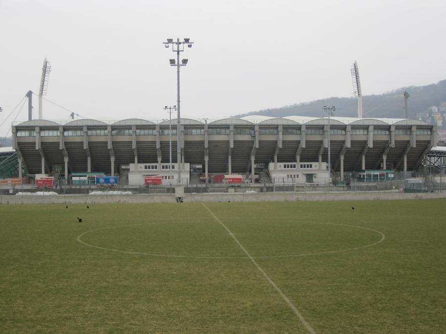 Blick auf Hanappi-Stadion