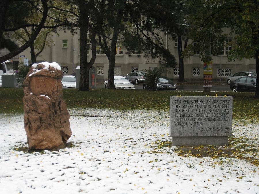 Denkmal und Gedenkstein zur Erinnerung an die Opfer der Märzrevolution 1848