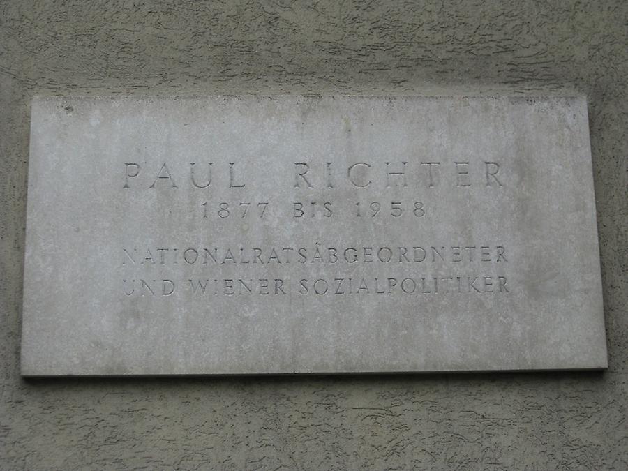 Paul Richter Gedenktafel